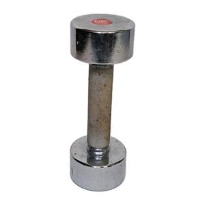 Vtg DP Executive Fit For Life Chrome 5lb Dumbell Exercise Fitness 5 Pound Weight